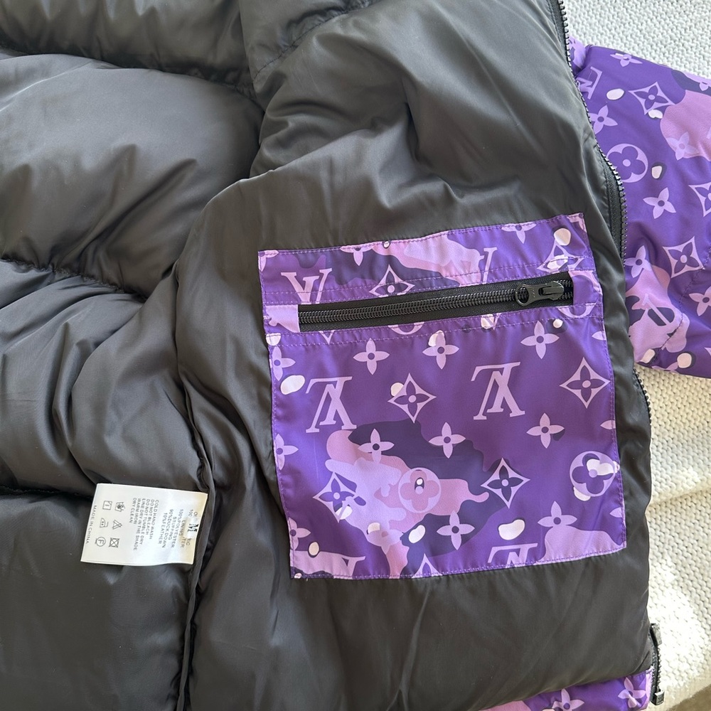 Bravest Studios Purple Camo Puffer NWOT - Picture 7 of 9